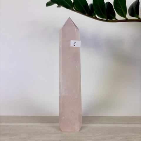 Fairy Rose Quartz Tower