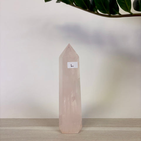 Fairy Rose Quartz Tower