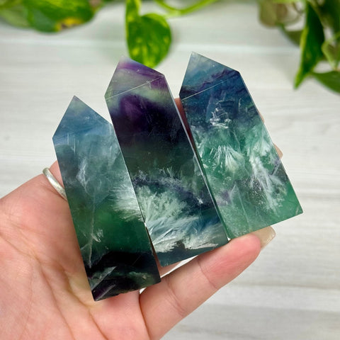 Feather Fluorite Obelisk 33 3 - Kenna's Crystals from TikTok