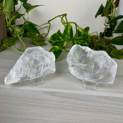 Fingerprint Selenite Slab 55 6 - Kenna's Crystals from TikTok