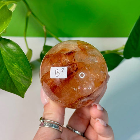 Fire Quartz Sphere B2 28 - Kenna's Crystals from TikTok