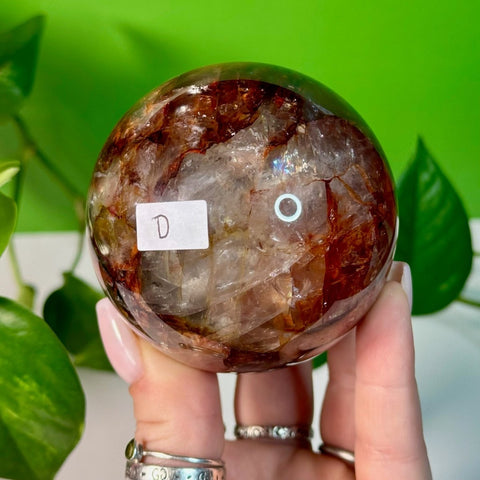 Fire Quartz Sphere D 4 - Kenna's Crystals from TikTok