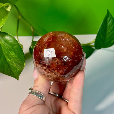 Fire Quartz Sphere D2 30 - Kenna's Crystals from TikTok