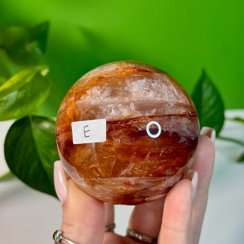 Fire Quartz Sphere E 5 - Kenna's Crystals from TikTok