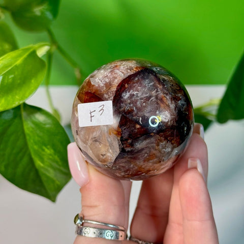 Fire Quartz Sphere F3 58 - Kenna's Crystals from TikTok