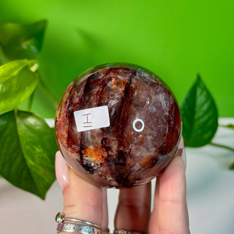 Fire Quartz Sphere I 9 - Kenna's Crystals from TikTok