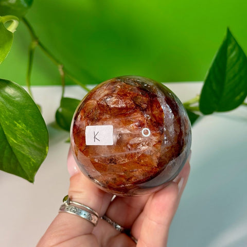 Fire Quartz Sphere K 11 - Kenna's Crystals from TikTok
