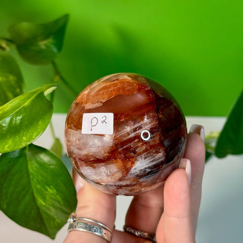 Fire Quartz Sphere P2 42 - Kenna's Crystals from TikTok