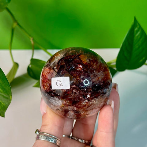 Fire Quartz Sphere Q 17 - Kenna's Crystals from TikTok