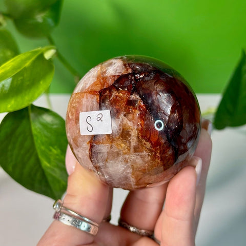 Fire Quartz Sphere S2 45 - Kenna's Crystals from TikTok