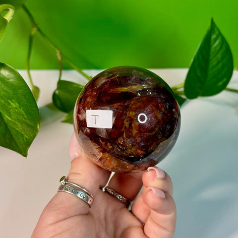 Fire Quartz Sphere T 20 - Kenna's Crystals from TikTok