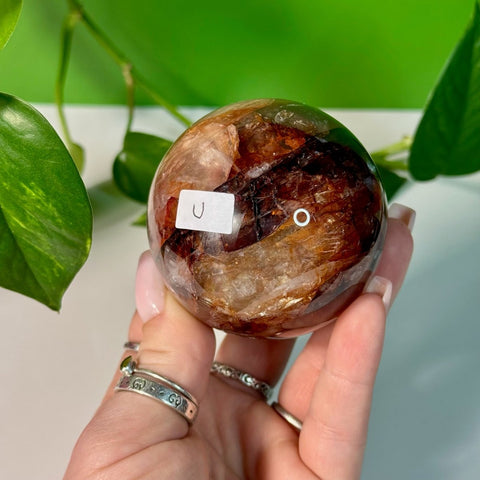 Fire Quartz Sphere U 21 - Kenna's Crystals from TikTok