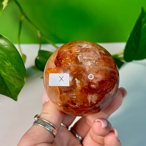 Fire Quartz Sphere X 24 - Kenna's Crystals from TikTok
