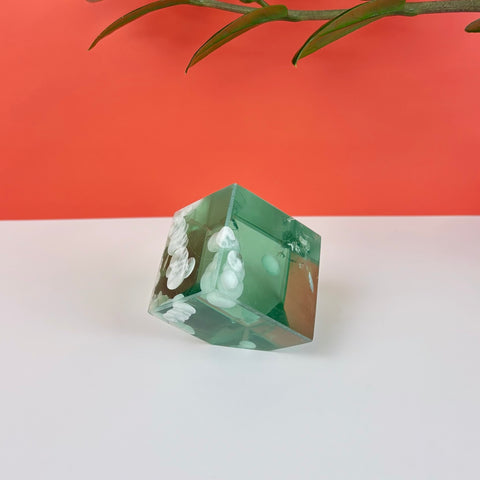 Floating Lava Cube (Imperfect) - Kenna's Crystals