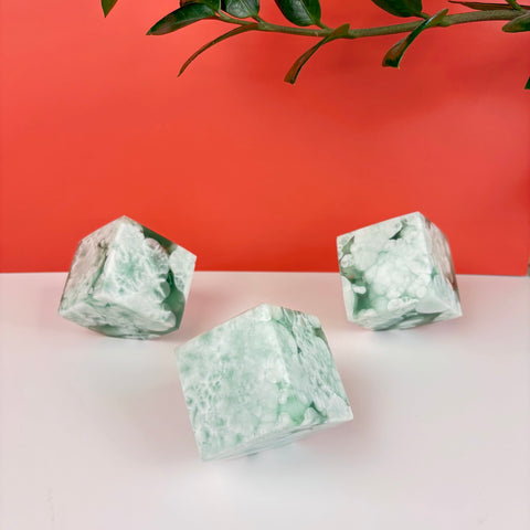 Floating Lava Cube (Imperfect) - Kenna's Crystals