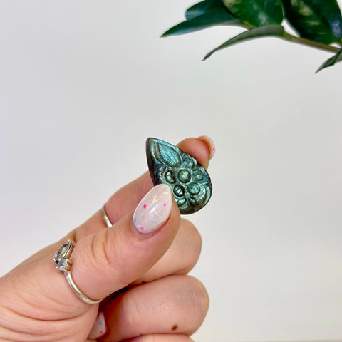 Floral Labradorite Cabochon