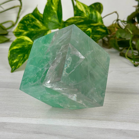 Fluorite Cube 122 8 - Kenna's Crystals from TikTok