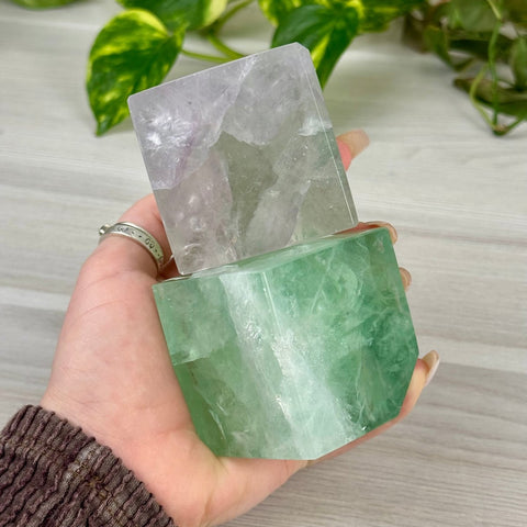 Fluorite Cube 66 5 - Kenna's Crystals from TikTok
