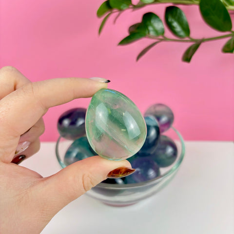 Fluorite Yosh Egg - Kenna's Crystals