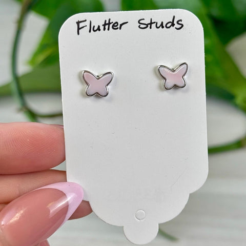 Flutter Studs 1 - Kenna's Crystals from TikTok