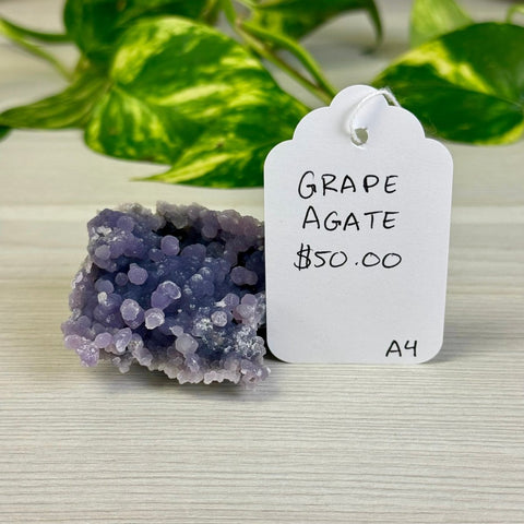 Galaxy Grape Agate A4 77 - Kenna's Crystals from TikTok