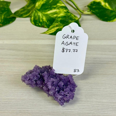Galaxy Grape Agate B3 62 - Kenna's Crystals from TikTok
