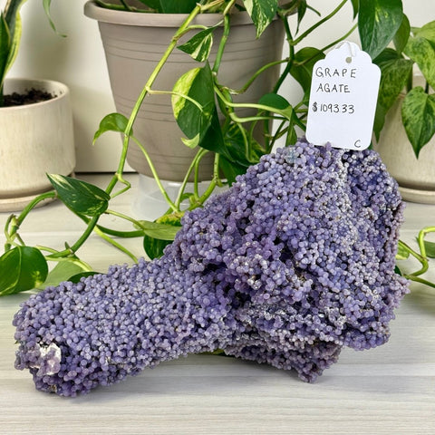 Galaxy Grape Agate C 3 - Kenna's Crystals from TikTok