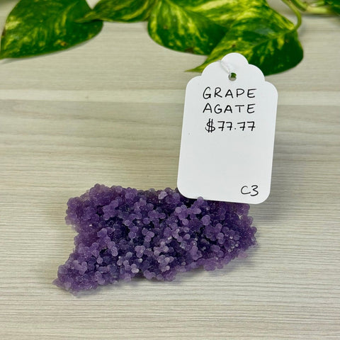 Galaxy Grape Agate C3 61 - Kenna's Crystals from TikTok
