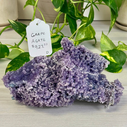 Galaxy Grape Agate D 4 - Kenna's Crystals from TikTok