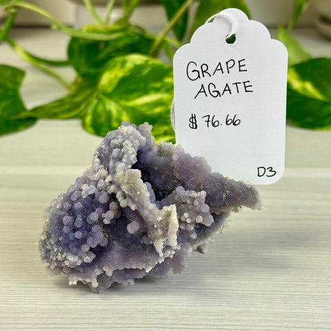 Galaxy Grape Agate D3 60 - Kenna's Crystals from TikTok