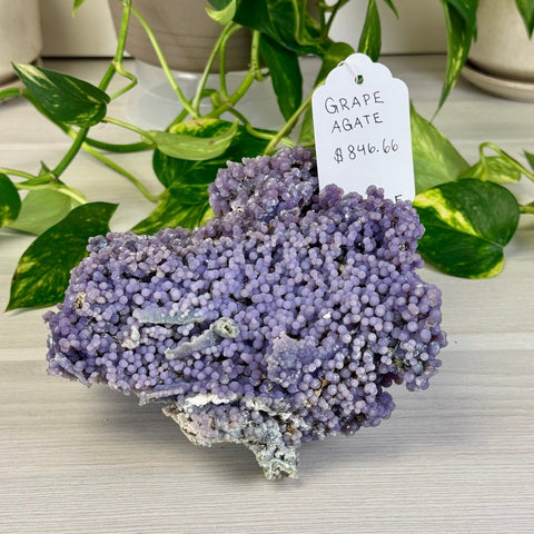 Galaxy Grape Agate F 6 - Kenna's Crystals from TikTok
