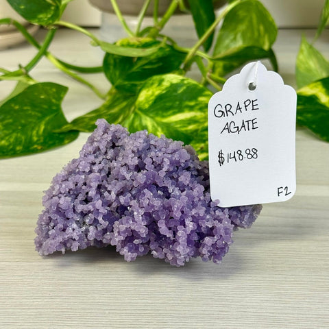 Galaxy Grape Agate F2 32 - Kenna's Crystals from TikTok