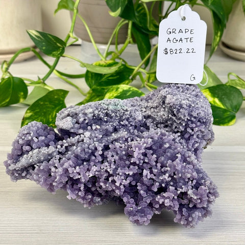 Galaxy Grape Agate G 7 - Kenna's Crystals from TikTok