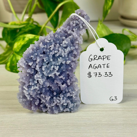 Galaxy Grape Agate G3 52 - Kenna's Crystals from TikTok