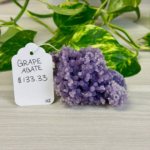 Galaxy Grape Agate H2 34 - Kenna's Crystals from TikTok
