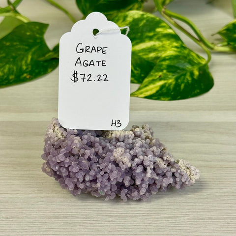 Galaxy Grape Agate H3 53 - Kenna's Crystals from TikTok