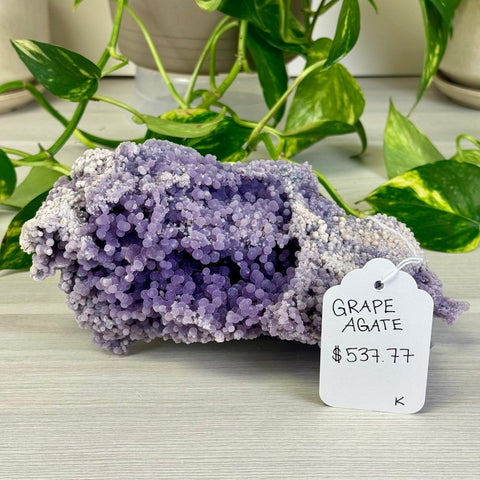 Galaxy Grape Agate K 11 - Kenna's Crystals from TikTok