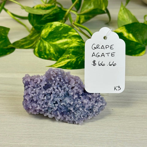 Galaxy Grape Agate K3 56 - Kenna's Crystals from TikTok