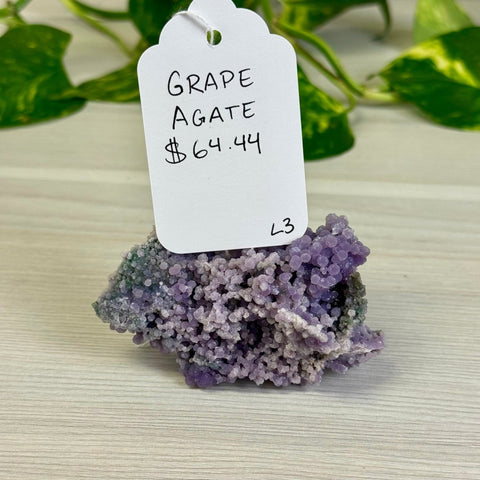 Galaxy Grape Agate L3 57 - Kenna's Crystals from TikTok
