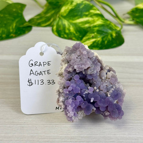 Galaxy Grape Agate M2 39 - Kenna's Crystals from TikTok