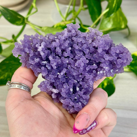 Galaxy Grape Agate N2 1 - Kenna's Crystals from TikTok
