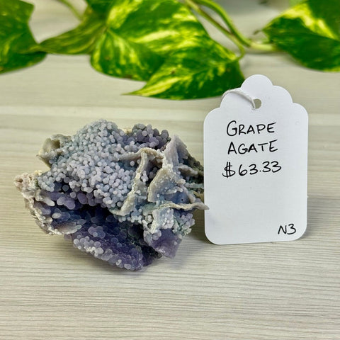 Galaxy Grape Agate N3 69 - Kenna's Crystals from TikTok
