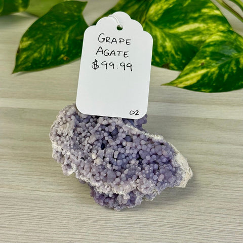 Galaxy Grape Agate O2 40 - Kenna's Crystals from TikTok