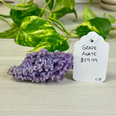Galaxy Grape Agate O3 68 - Kenna's Crystals from TikTok