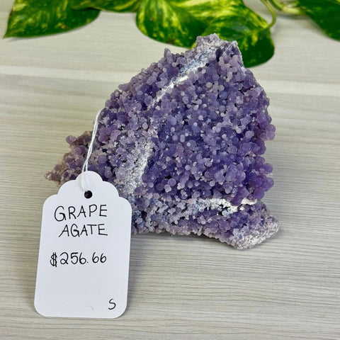Galaxy Grape Agate S 19 - Kenna's Crystals from TikTok