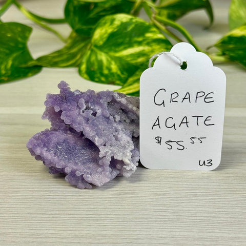 Galaxy Grape Agate U3 71 - Kenna's Crystals from TikTok