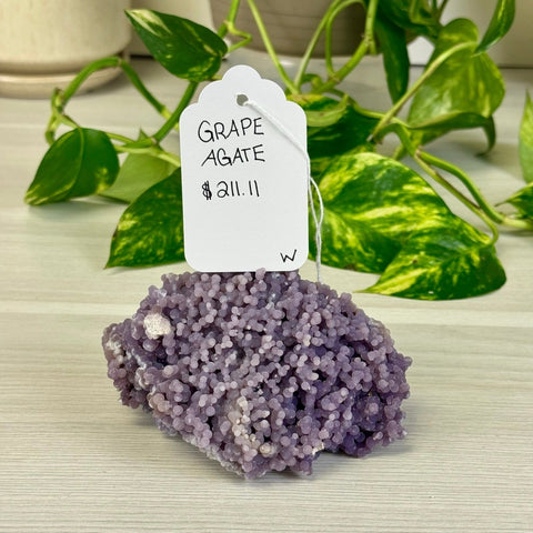 Galaxy Grape Agate W 23 - Kenna's Crystals from TikTok