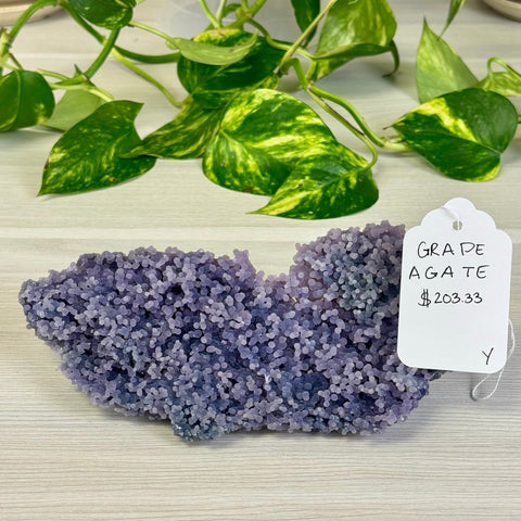 Galaxy Grape Agate Y 25 - Kenna's Crystals from TikTok
