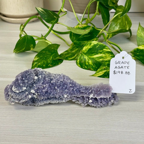 Galaxy Grape Agate Z 26 - Kenna's Crystals from TikTok