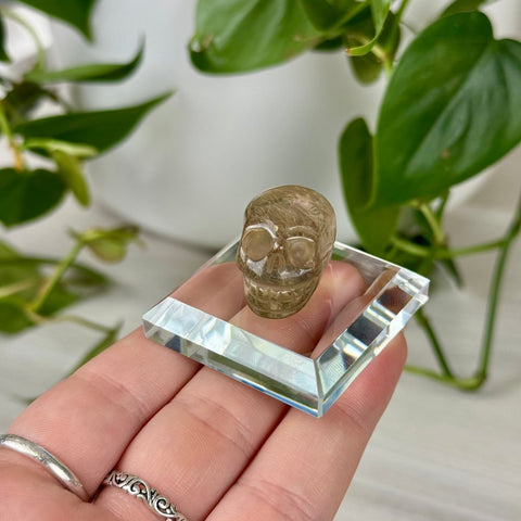 Golden Rutilated Skull 44 2 - Kenna's Crystals from TikTok